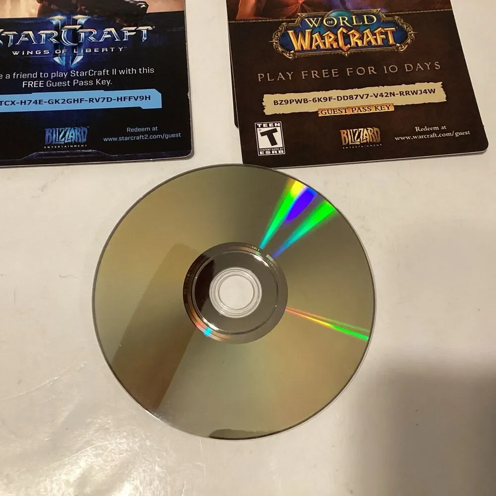 starcraft 2 wings of liberty pc w/manual